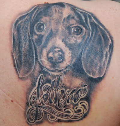 dog tattoo