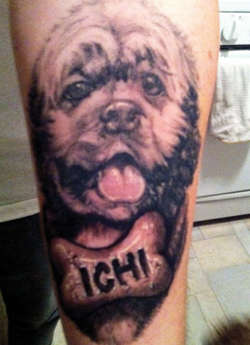 dog tattoo