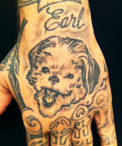 dog tattoo