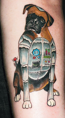 dog tattoo