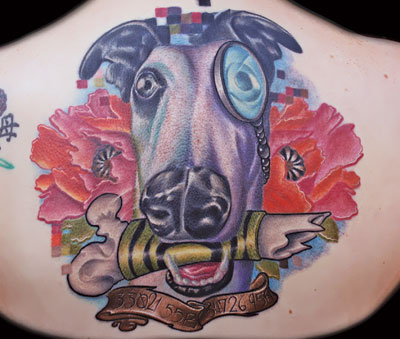 dog tattoo