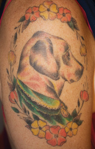 dog tattoo