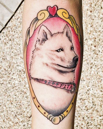 dog tattoo