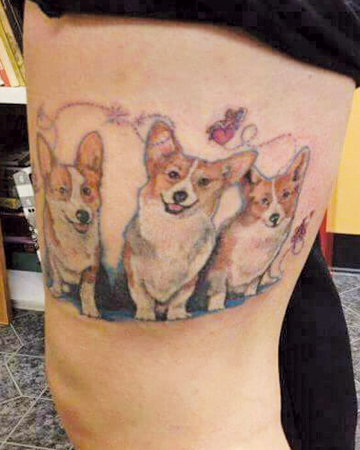 dog tattoo