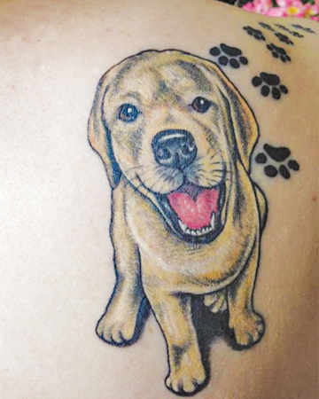 dog tattoo