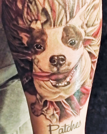 dog tattoo