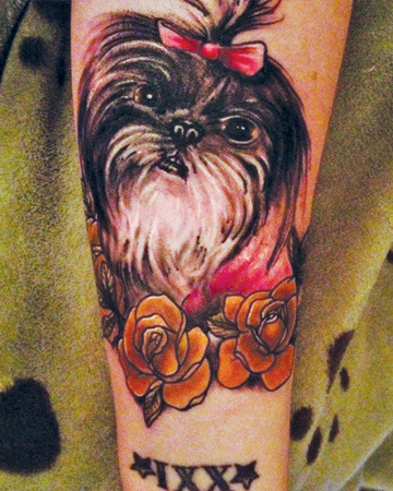 dog tattoo