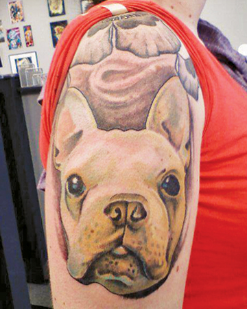 dog tattoo