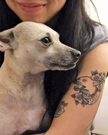 dog tattoo
