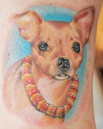 dog tattoo