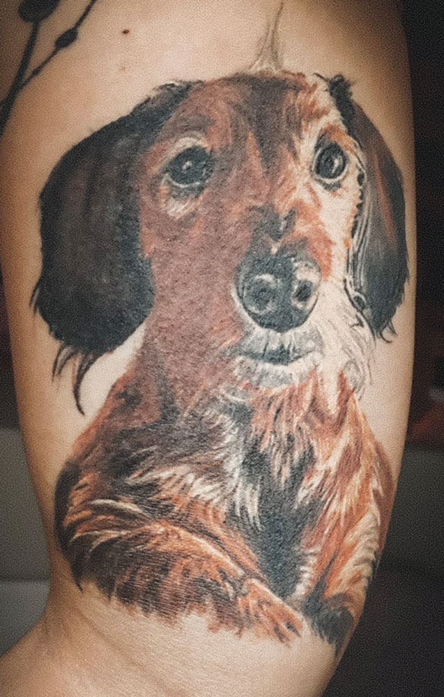 dog tattoo