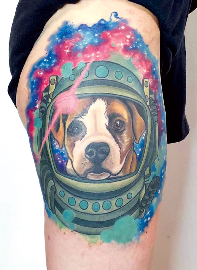 dog tattoo