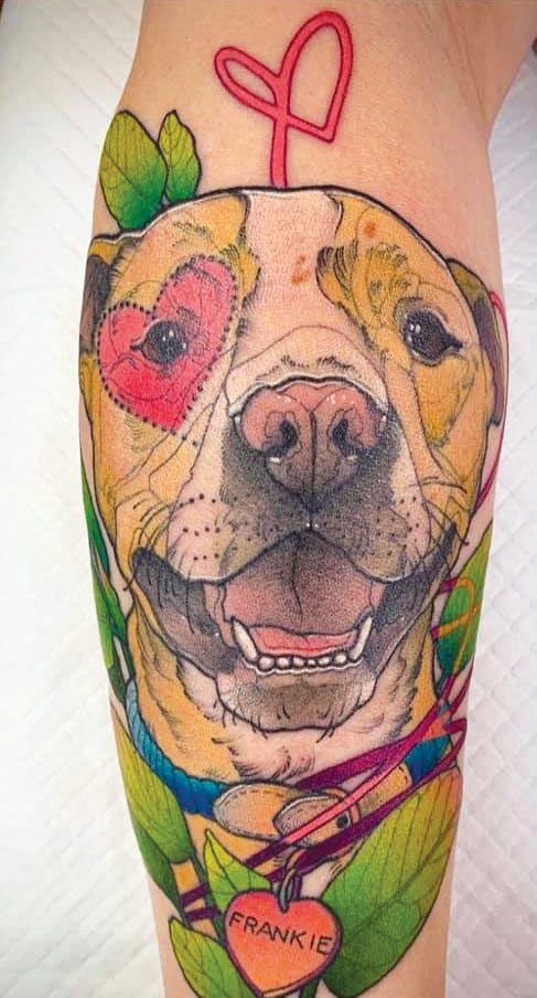 dog tattoo