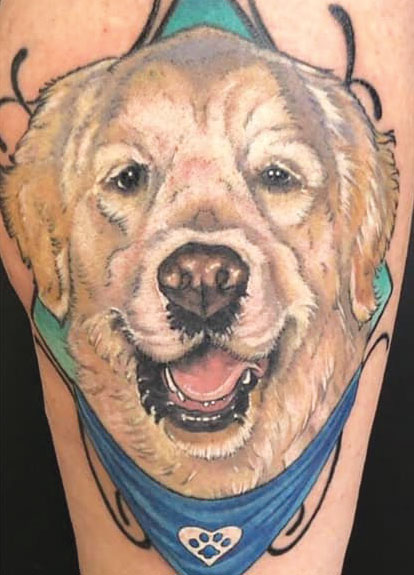dog tattoo