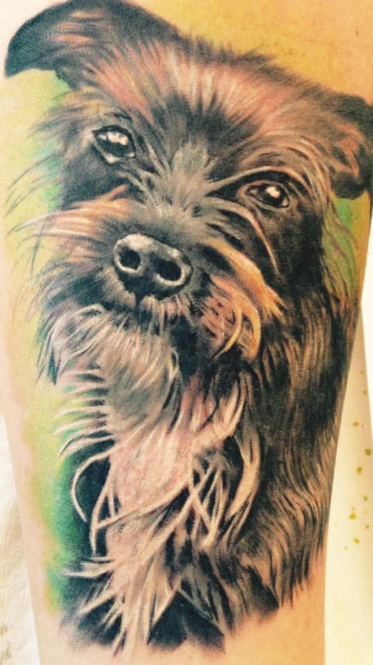 dog tattoo