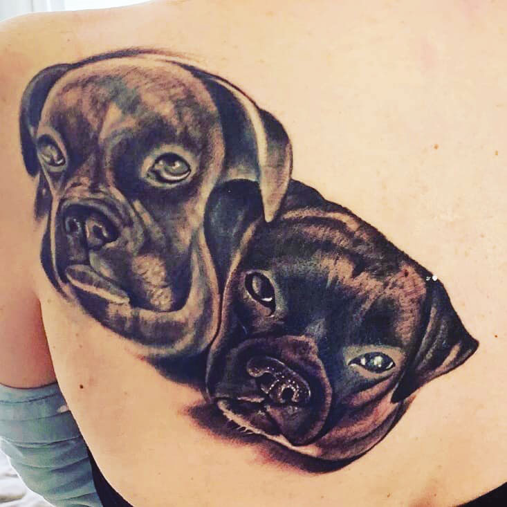 dog tattoo