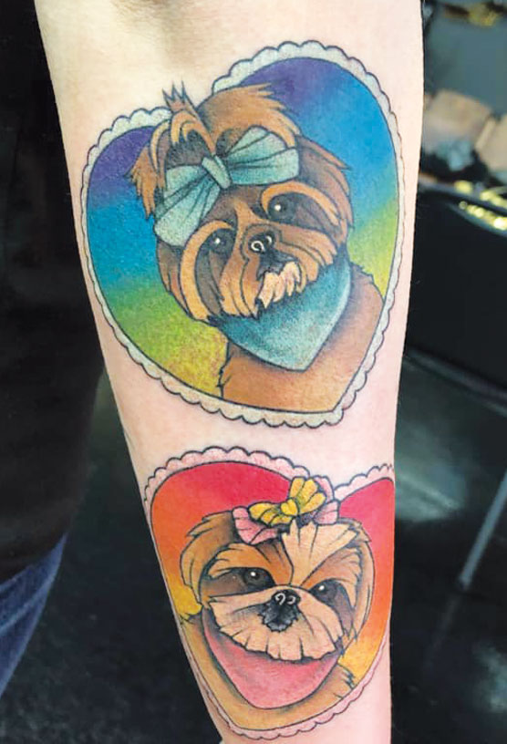 dog tattoo